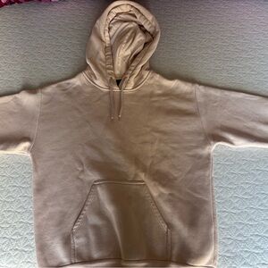 Topshop Women’s Beige Hoodie Sweater